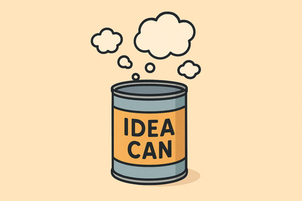 THE IDEA CAN | MAINER MONTANAN BLOG