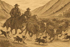 cattle drive, free range cattle, Bridger Canyon Drive