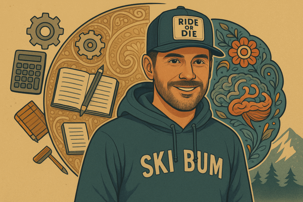 Creative Entrepreneurialism : Ski Bum Hoodie | RIDE OR DIE Hat.