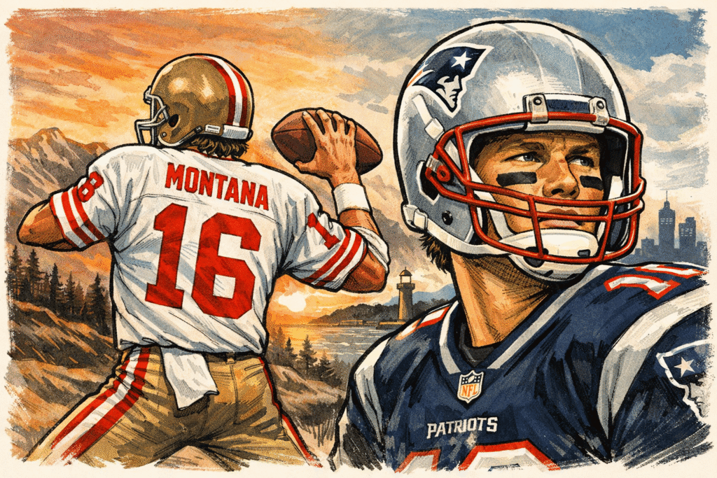Joe Montana & Tom Brady