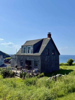 An old house on Monhegan Island, Maine.